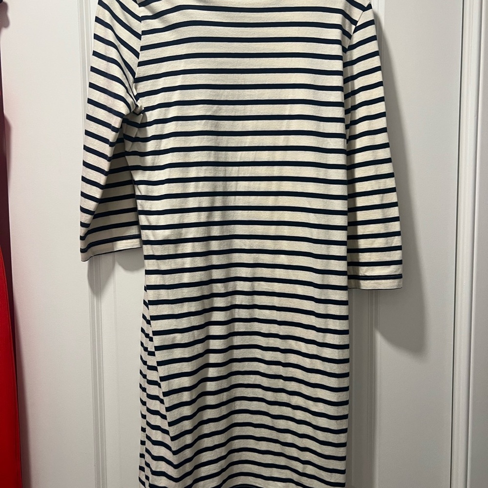 Saint James Striped Navy and White Dress